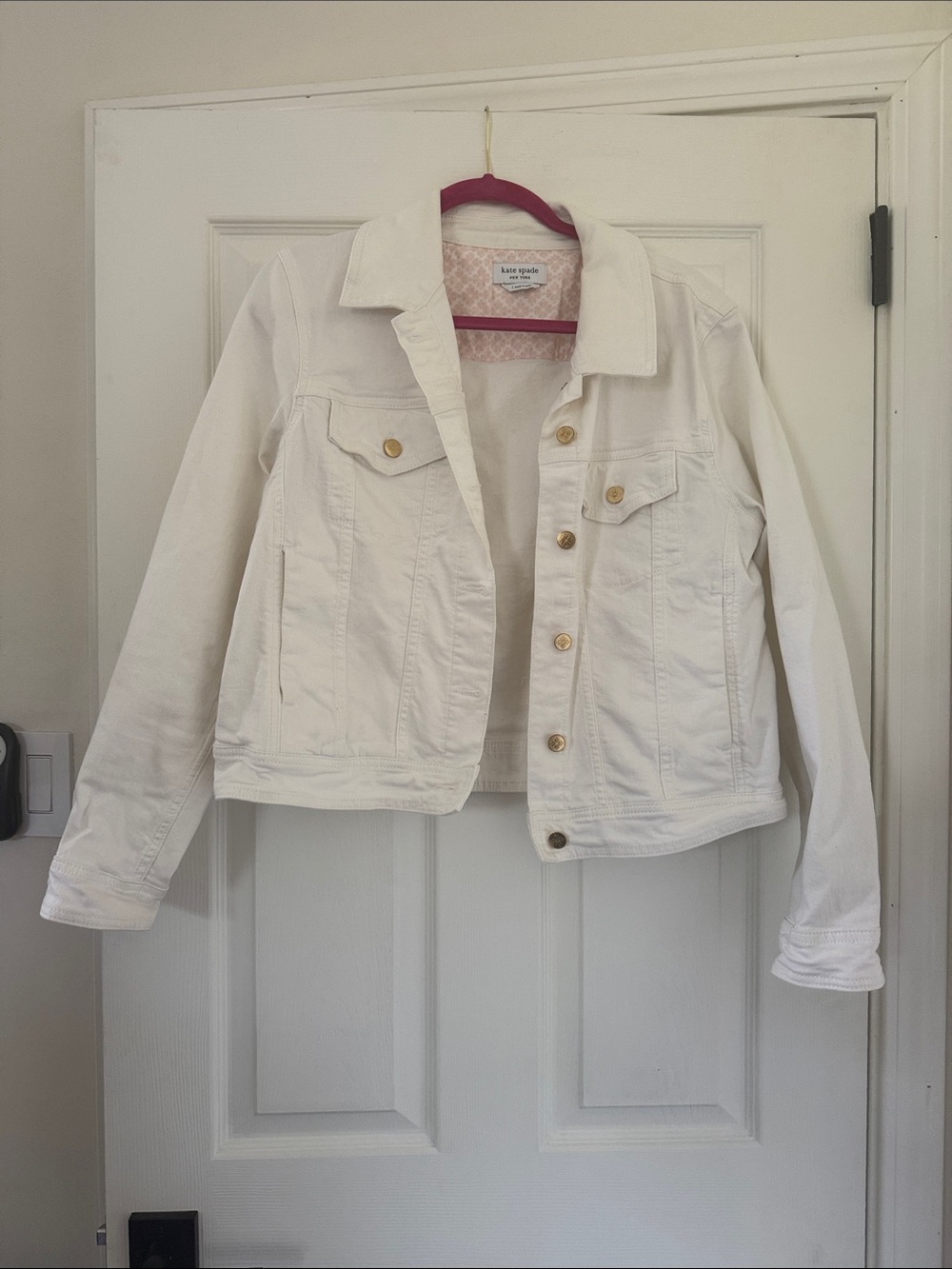 kate spade White Denim Jean Jacket
